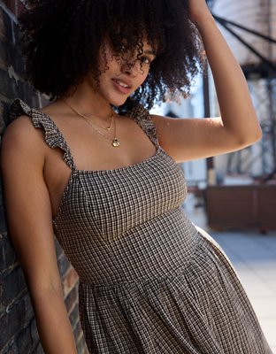 Aerie At The Barre Flutter Sleeve Dress