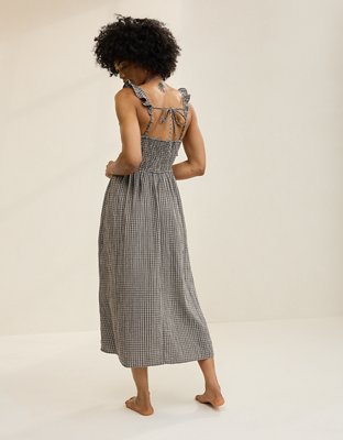 Aerie At The Barre Flutter Sleeve Dress