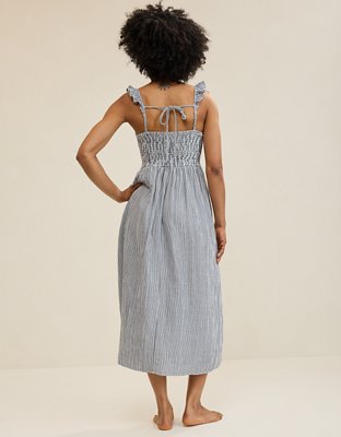 Aerie At The Barre Flutter Sleeve Dress