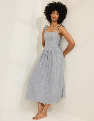Aerie At The Barre Flutter Sleeve Dress