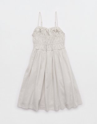 Aerie Tie Front Mini Dress