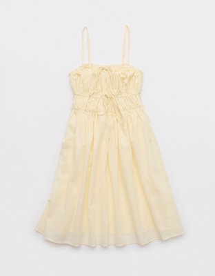 Aerie Tie Front Mini Dress