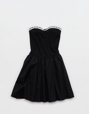 Aerie Strapless At The Barre Mini Dress