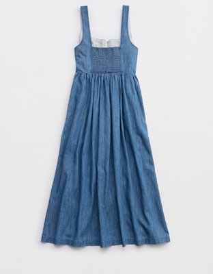 Aerie Denim Midi Dress