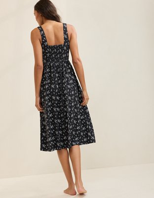 Aerie Denim Midi Dress