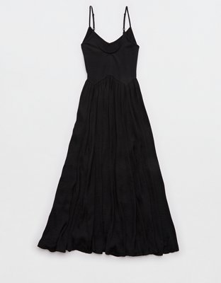 aerie satin midi dress Satin Dresses For Prom