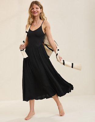 Aerie At The Barre Vestido de Satén