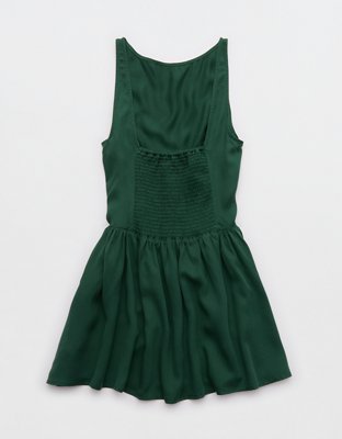 Aerie Drop Waist Bow Dress