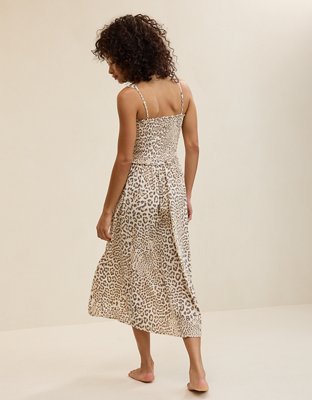 Aerie At The Barre Smocked Dress