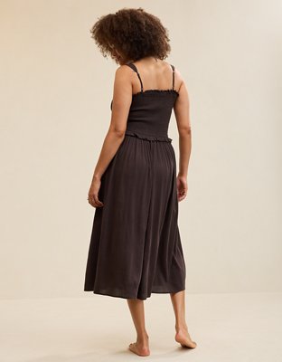 Aerie At The Barre Smocked Dress