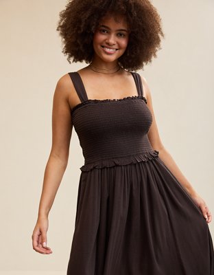 Aerie At The Barre Smocked Dress