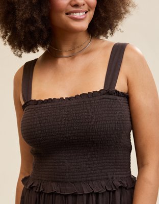 Aerie At The Barre Smocked Dress