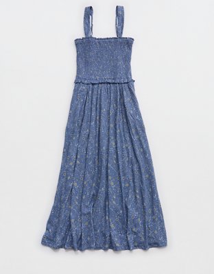 Aerie At The Barre Smocked Dress