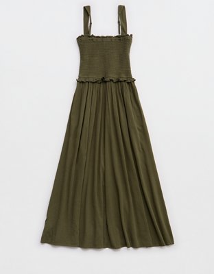 Aerie At The Barre Smocked Dress