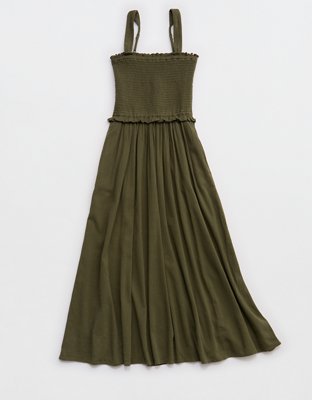 Aerie At The Barre Smocked Dress