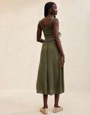 Aerie At The Barre Smocked Dress