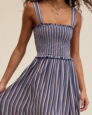 Aerie At The Barre Smocked Dress