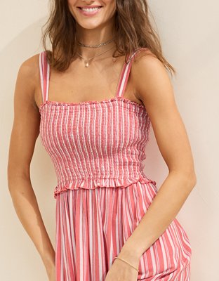 Aerie At The Barre Smocked Dress