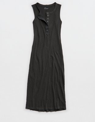 Aerie Henley Bodycon Dress