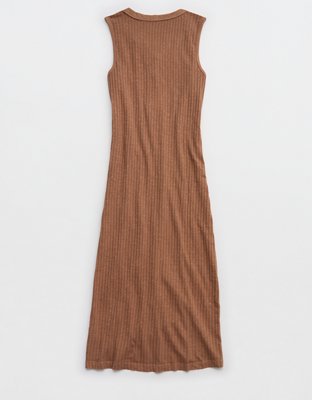 Aerie Henley Bodycon Dress