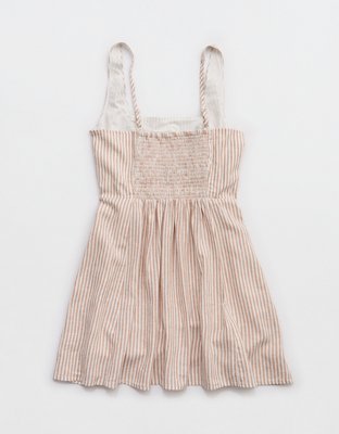 aerie love of linen blend mini dress Aerie Love Of Linen Blend Mini Dress