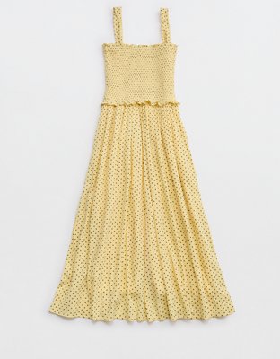 Aerie At The Barre Smocked Dress