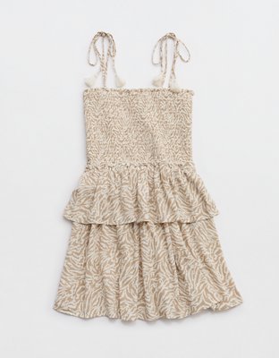Aerie At The Barre Smocked Mini Dress