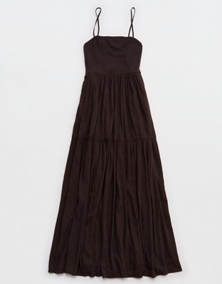 Aerie On-The-Down-Low Back Dress