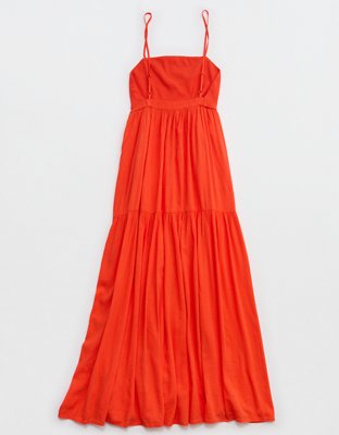 Aerie On-The-Down-Low Back Dress