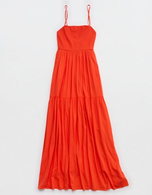 Aerie On-The-Down-Low Back Dress