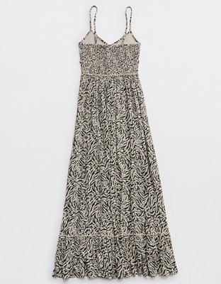 Aerie Button Front Maxi Dress