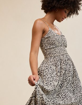 Aerie Button Front Maxi Dress