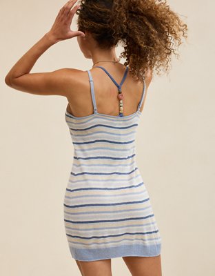 Aerie Lurex Sweater Dress