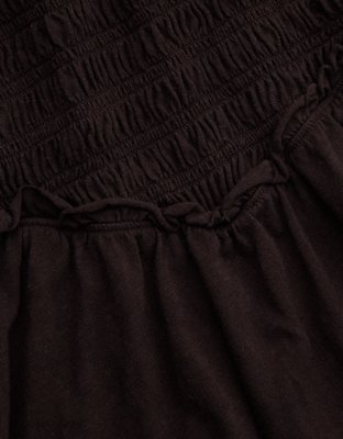Aerie Happiest Smocked Mini Dress