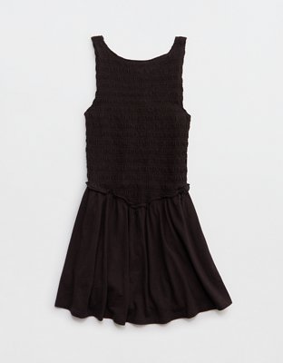 Aerie Happiest Smocked Mini Dress