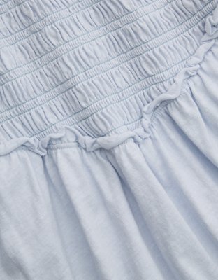 Aerie Happiest Smocked Mini Dress