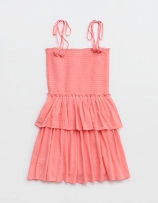 Aerie At The Barre Smocked Mini Dress