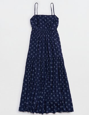 Aerie On-The-Down-Low Back Dress