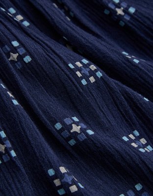 Aerie On-The-Down-Low Back Dress