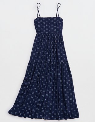 Aerie On-The-Down-Low Back Dress