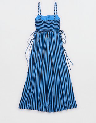 Aerie Happy & Drapey Lace Up Dress