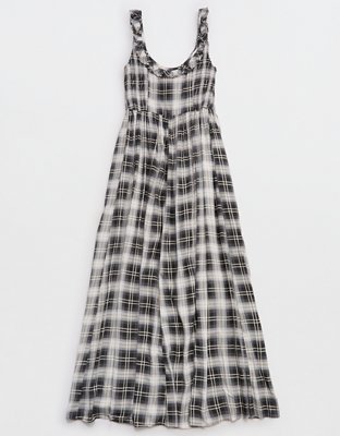 Aerie Happy & Drapey Side Smocked Dress