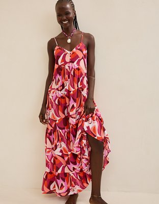 Aerie Printed Maxi Dress