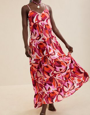 Aerie Printed Maxi Dress
