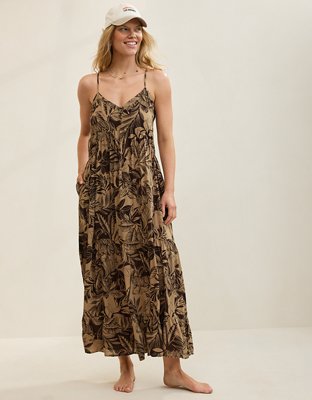 Aerie Printed Maxi Dress
