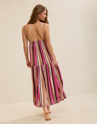 Aerie On-The-Down-Low Back Dress