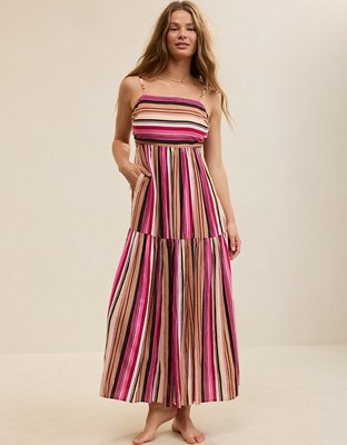 Aerie On-The-Down-Low Back Dress