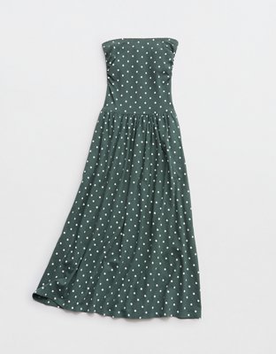 Aerie Happiest Tube Midi Dress | Aerie