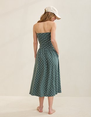 Aerie Happiest Tube Midi Dress
