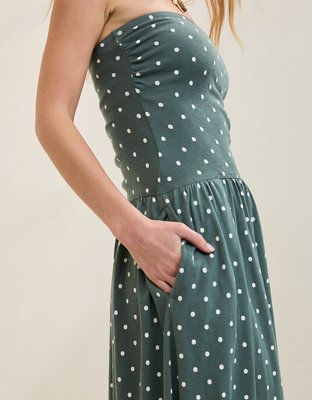 Aerie Happiest Tube Midi Dress